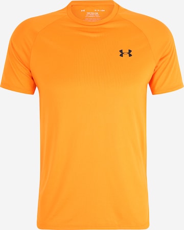 UNDER ARMOUR Λειτουργικό μπλουζάκι 'Tech 2.0' σε πορτοκαλί: μπροστά