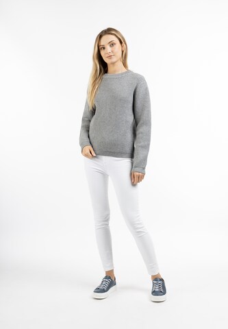 DreiMaster Maritim Pullover 'Palpito' in Grau