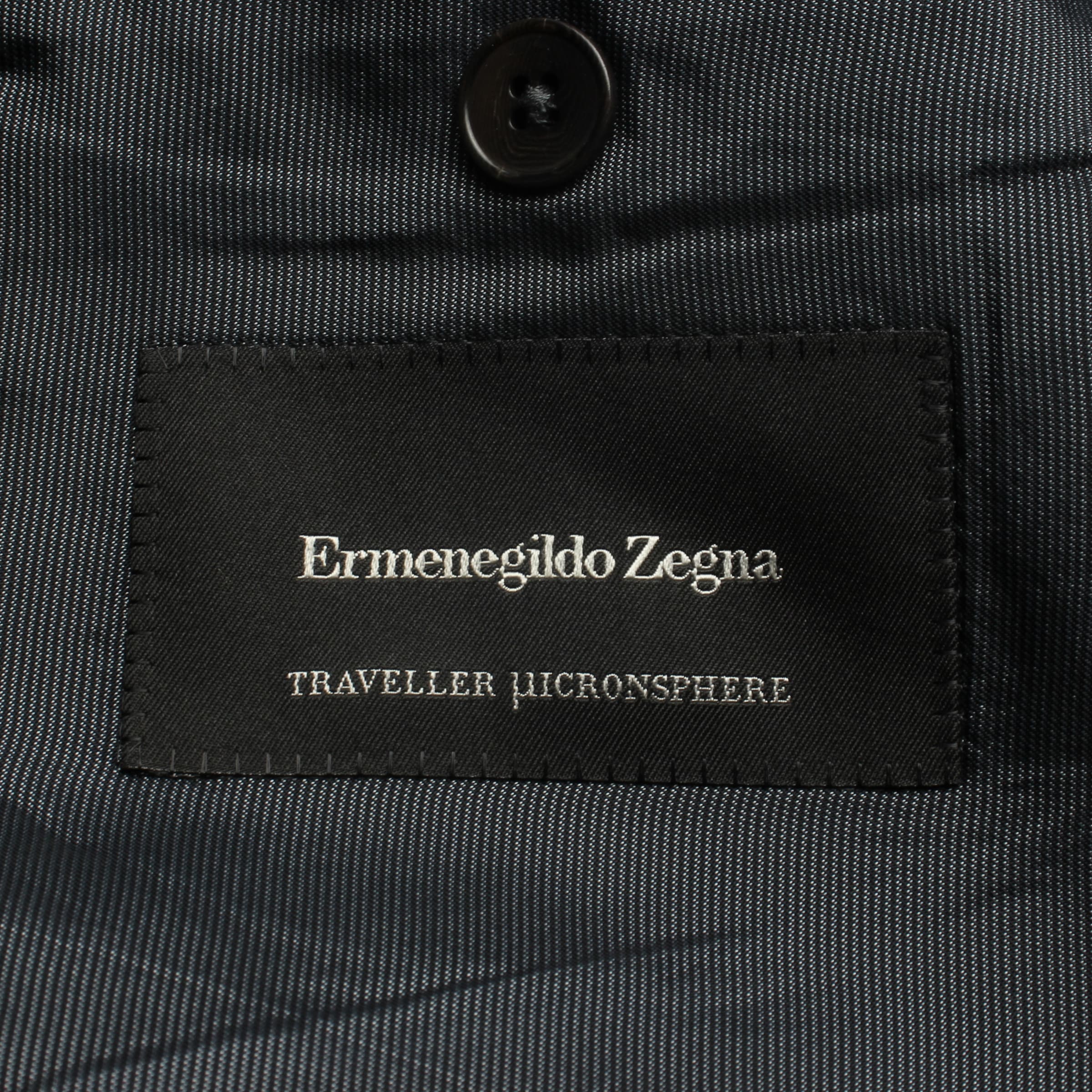 Zegna Suit Jacket in XXL in Grey