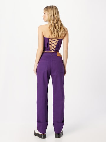 Hosbjerg Wide leg Jeans 'Iben Alexa' in Purple