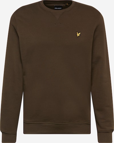 Lyle & Scott Sweatshirt in de kleur Geel / Olijfgroen / Zwart, Productweergave