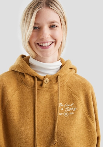 QS Sweatshirt in Geel