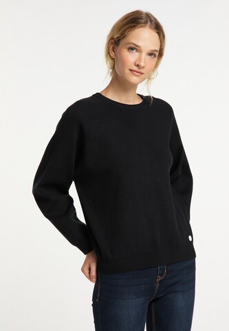 DreiMaster Maritim Pullover in Schwarz: predná strana