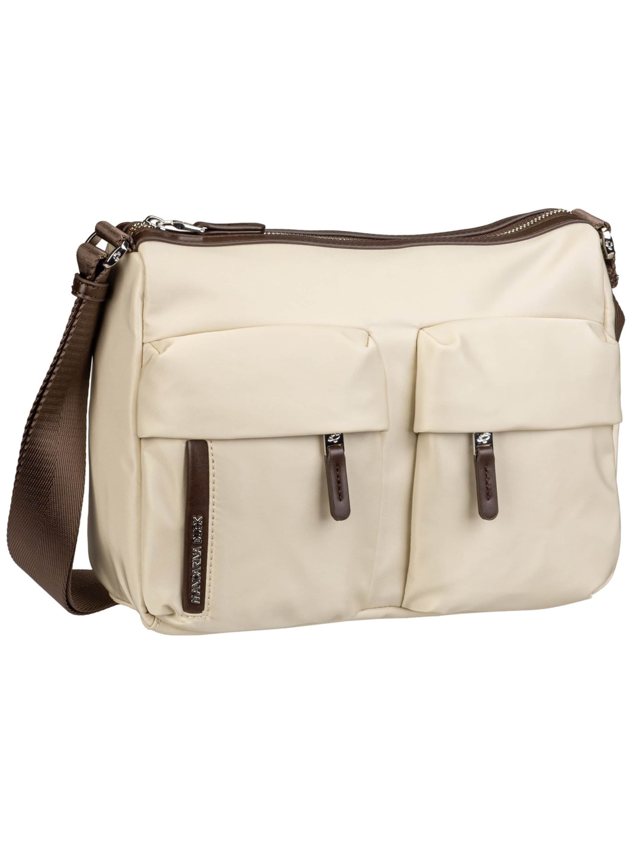 MANDARINA DUCK Crossbody Bag 'Hunter' in Beige: front