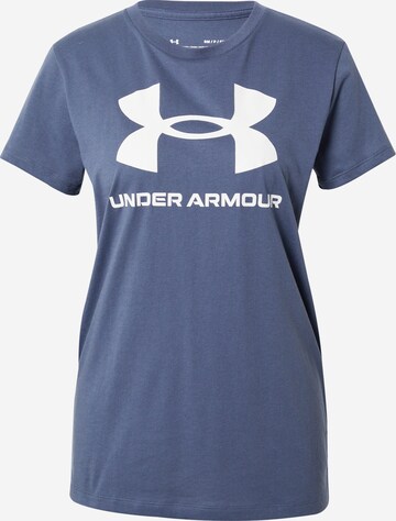 UNDER ARMOUR Funkční tričko – šedá: přední strana