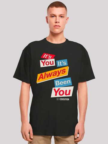 F4NT4STIC Shirt 'Sex Education It Always Been You Netflix TV Series' in Black: front