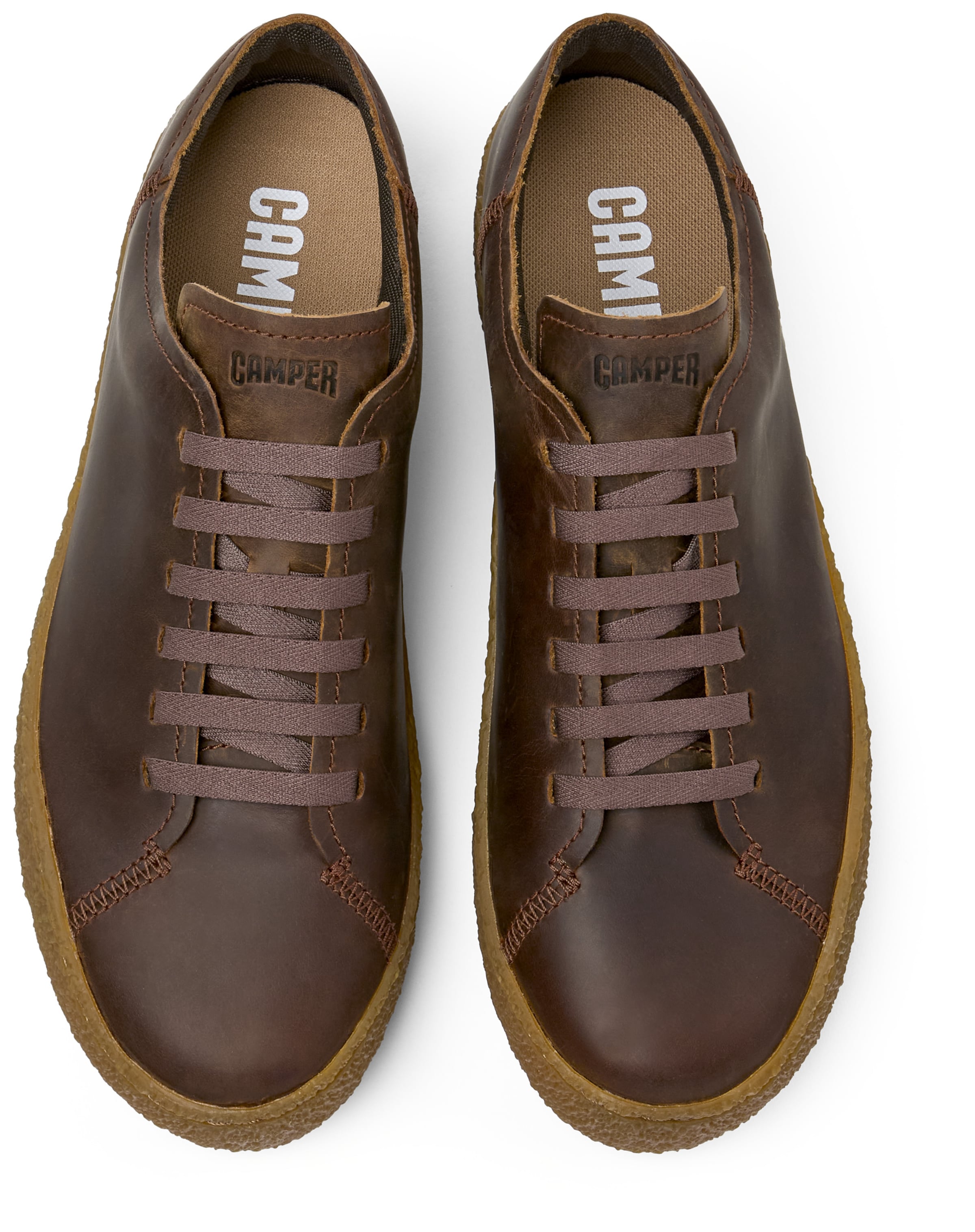 Baskets basses CAMPER en marron