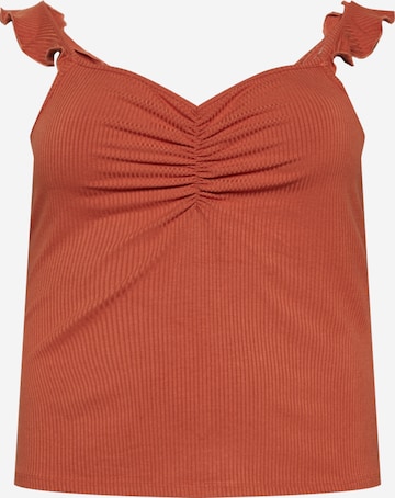 ABOUT YOU Curvy Top 'Hale ' in Red: front
