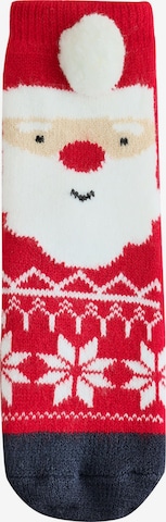 Next - Calcetines en rojo: frente