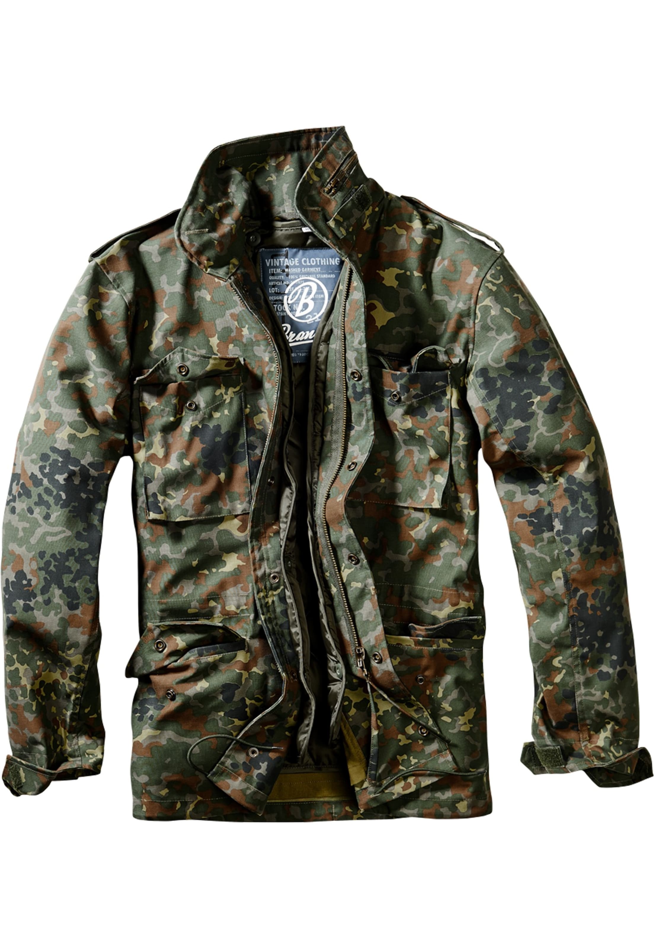 Giacca di mezza stagione di Brandit in verde: frontale