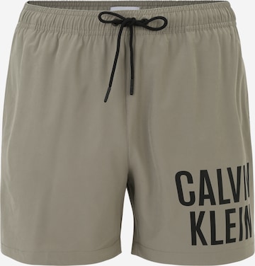 Calvin Klein Swimwear Ujumispüksid, värv hall: eest vaates