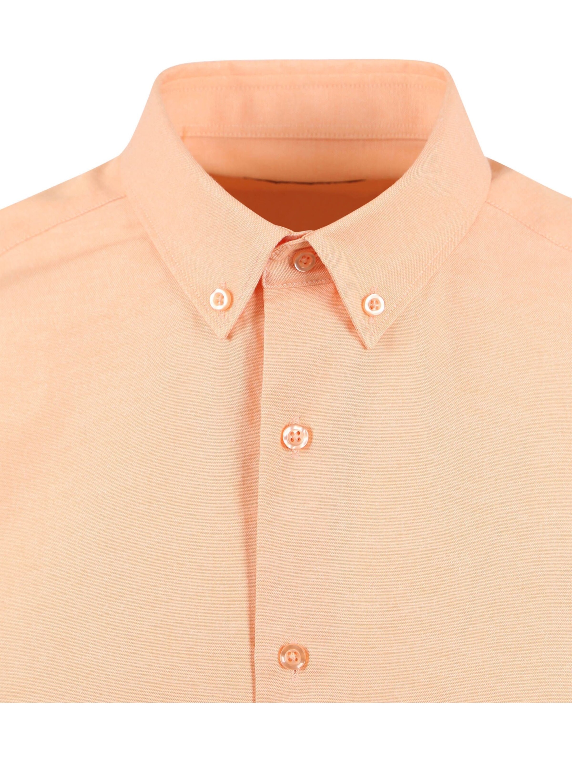 Suitable Regular fit Button Up Shirt in Orange