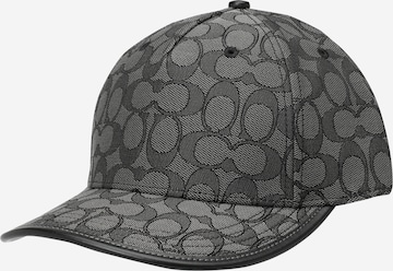 Casquette COACH en noir : devant