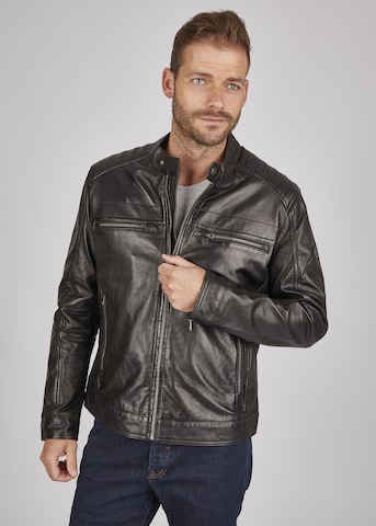 bugatti Between-Season Jacket in Black: front