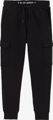 WE FashionTapered Hlače - crna boja: prednji dio