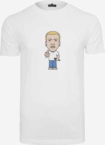 T-Shirt 'Detroit Sketch' Mister Tee en blanc : devant