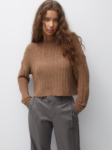 Pull&Bear Neulepaita värissä beige: edessä