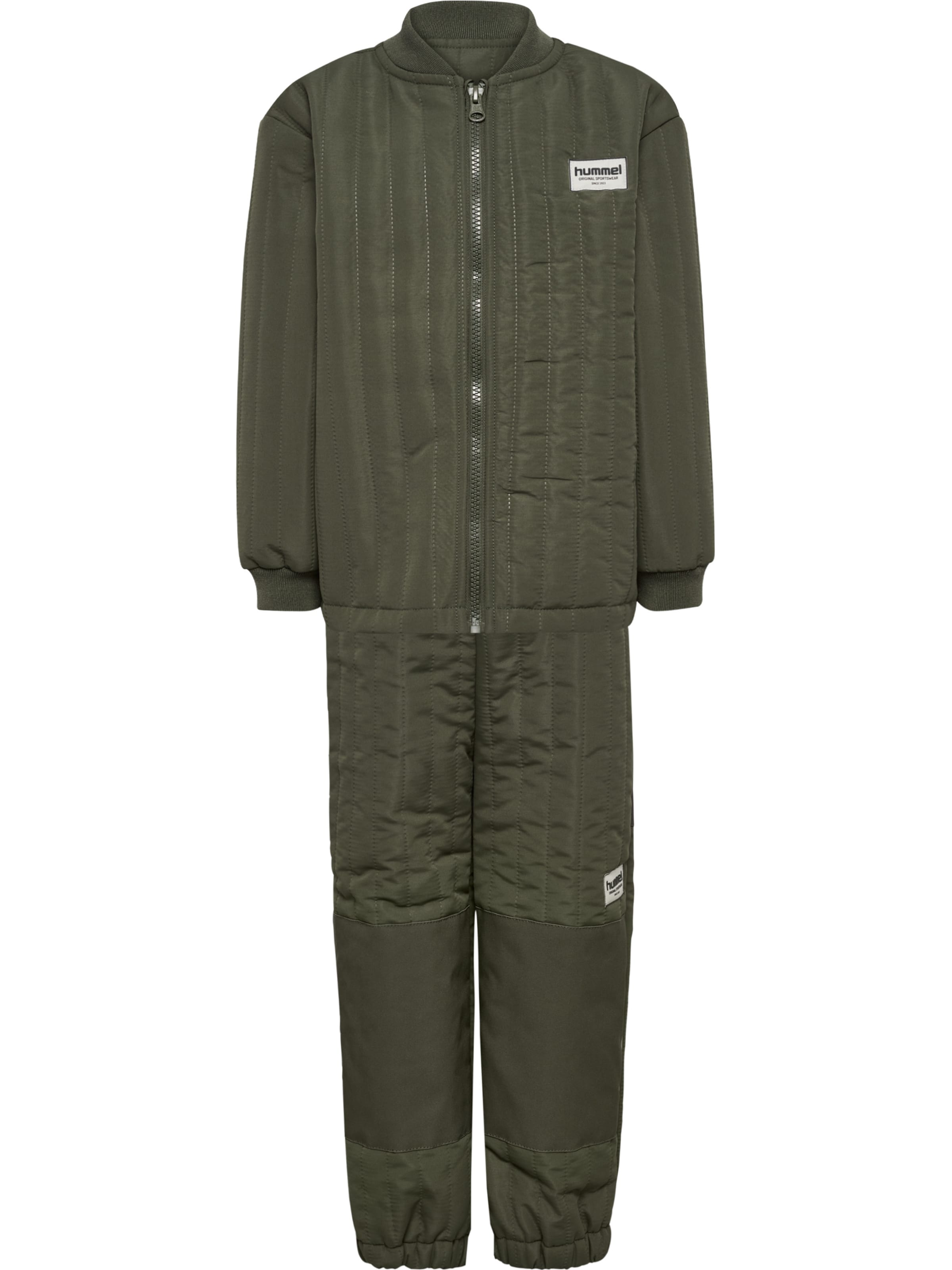 Hummel Regular Fit Funktionsjakkesæt i grøn: forside