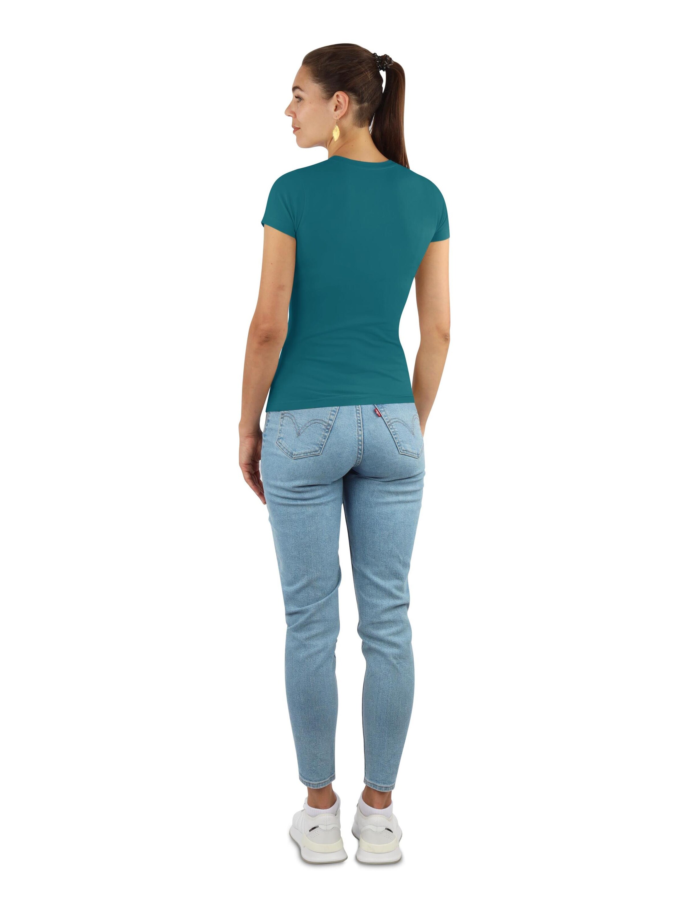 Janice Shirt ' Nice ' in Blauw