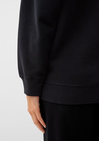 s.Oliver Sweatshirt in Schwarz