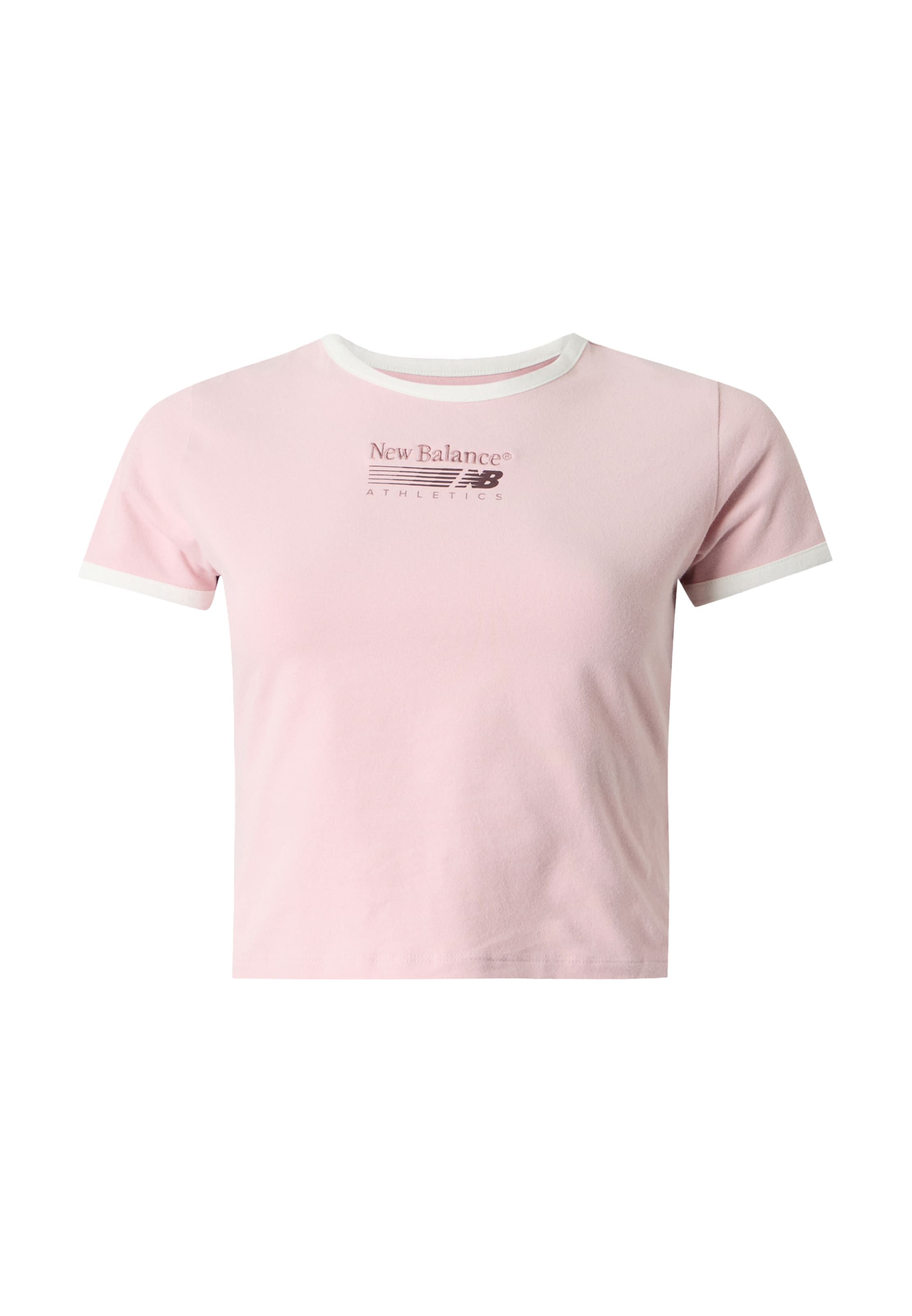 Tricou de la new balance pe roz: față
