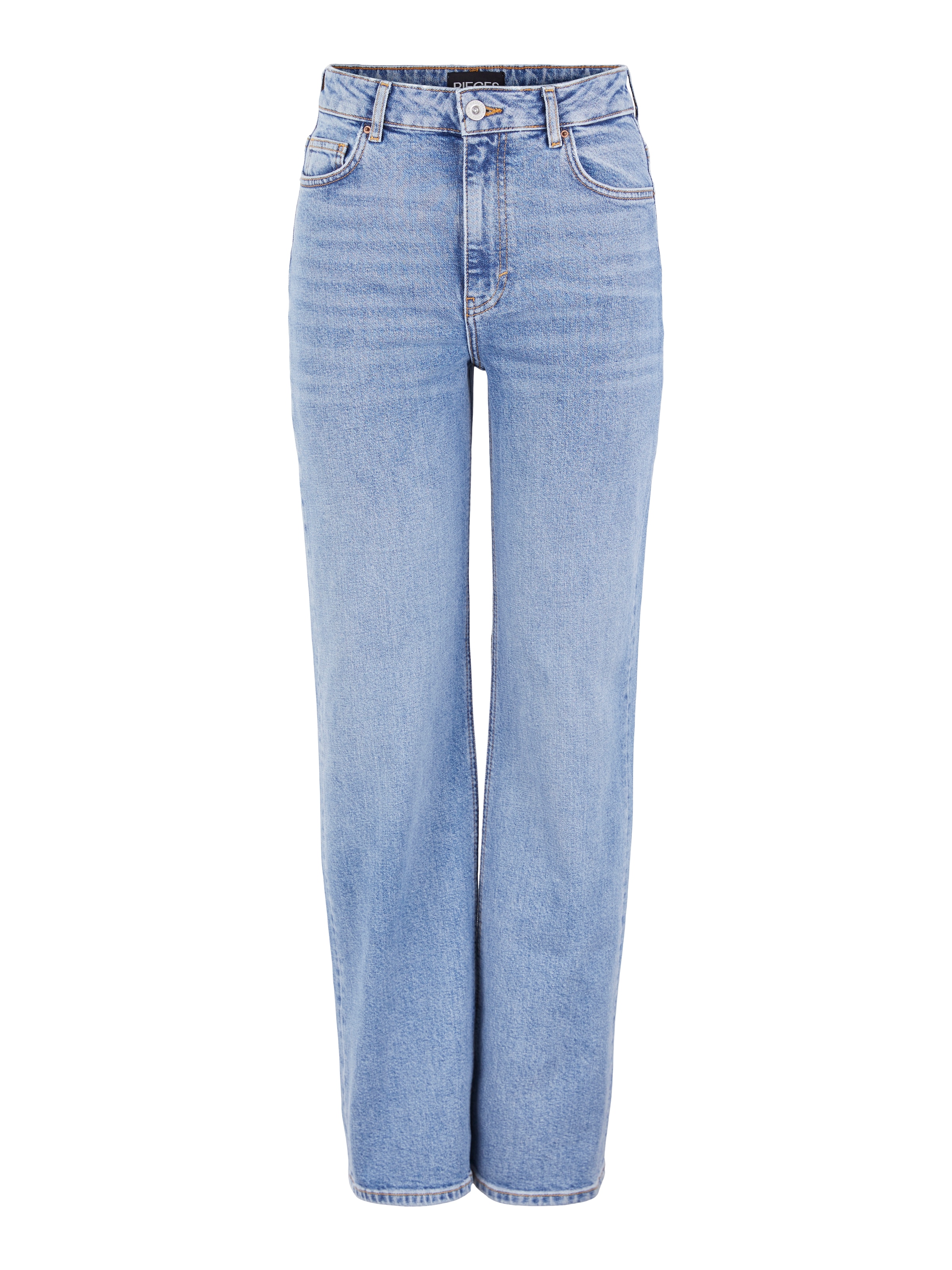 PIECES Wide leg Jeans 'CHOLLY' in Blue: front
