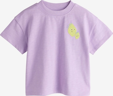 Next Shirt in Lila: voorkant