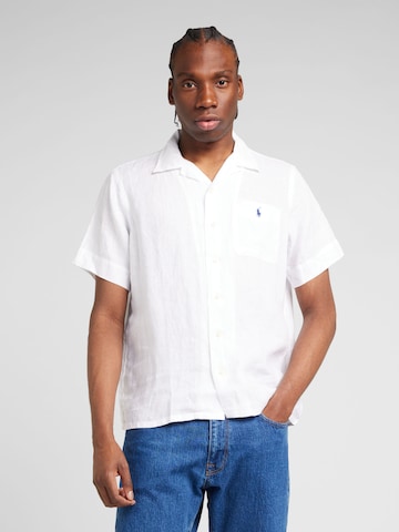Polo Ralph Lauren Regular fit Button Up Shirt 'CLADY' in White: front