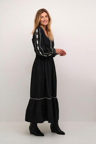 Cream Dress 'Gwen' in Black