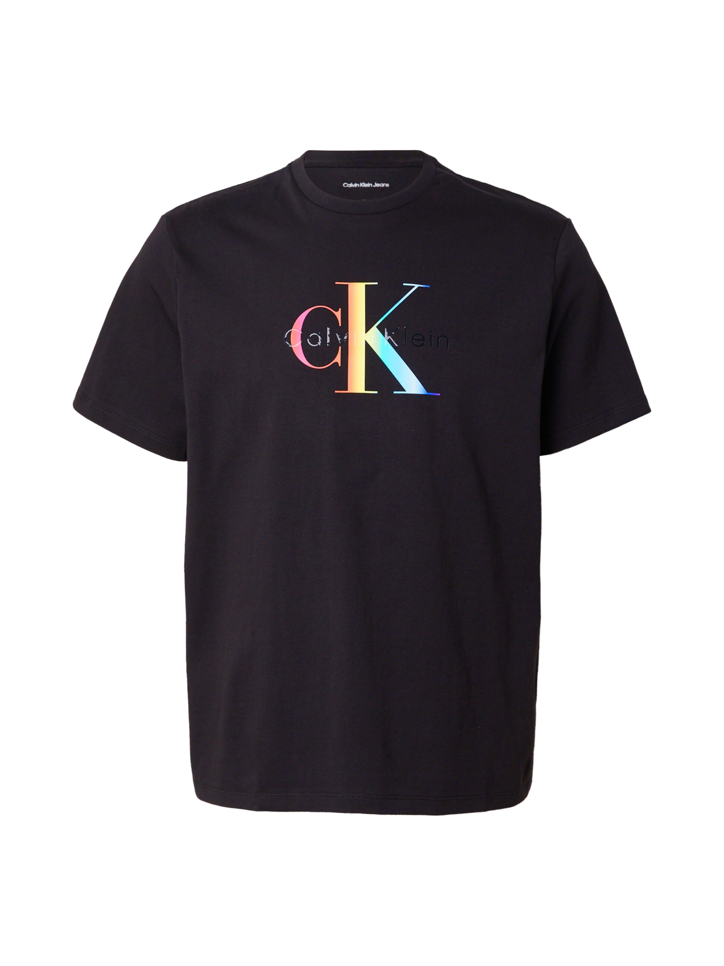 Tricou '20s PRIDE25' de la Calvin Klein Jeans pe negru: față