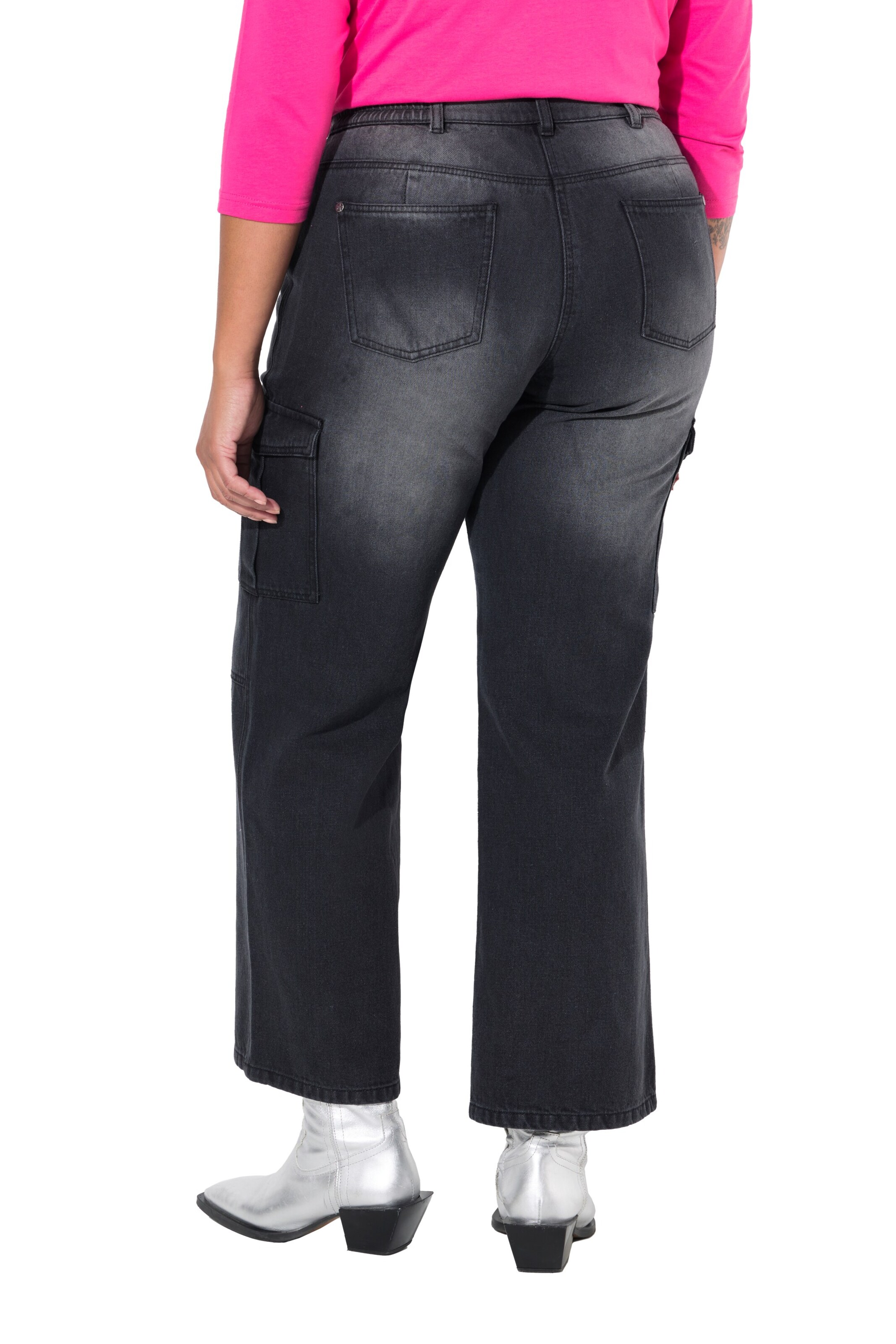 Angel of Style Loosefit Jeans in Zwart