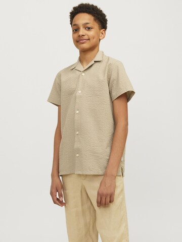 Jack & Jones Junior Regular Fit Skjorte i beige: forside