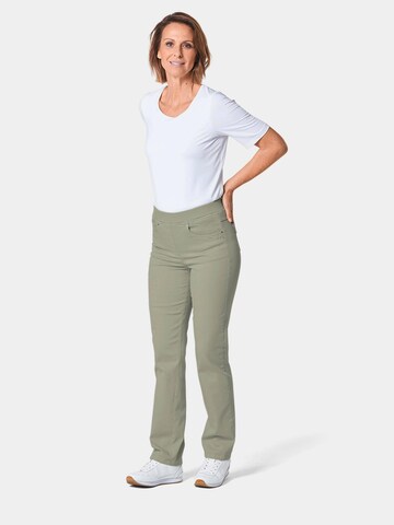 Goldner Regular Jeans in Grün