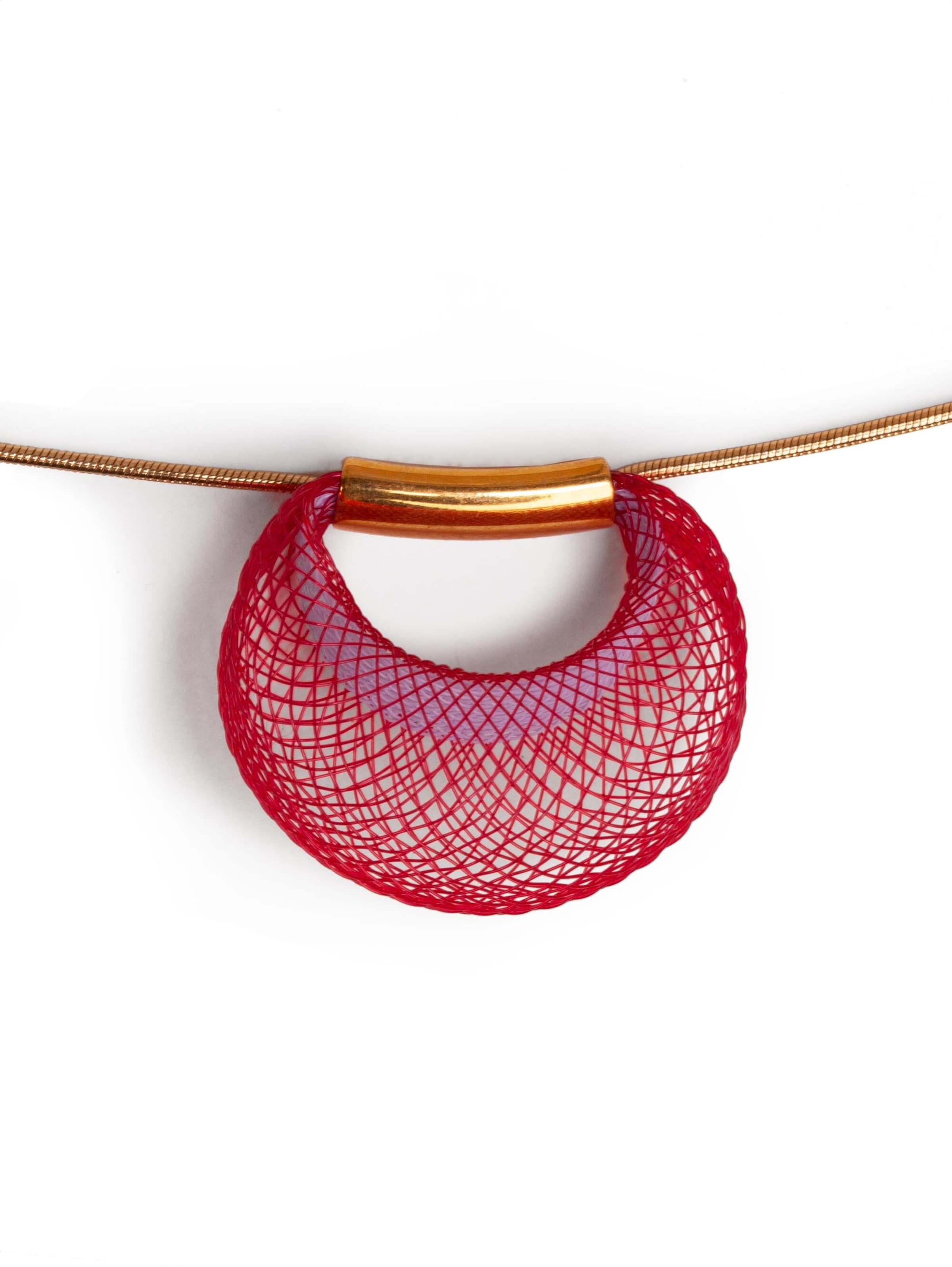 Gretchen Halskette 'Vlum Loop' in Rot