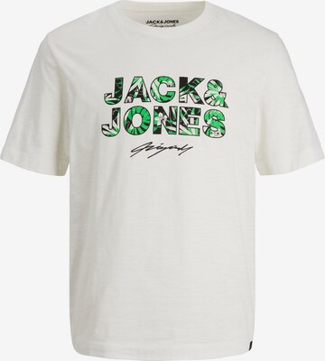 T-Shirt JACK & JONES en blanc : devant