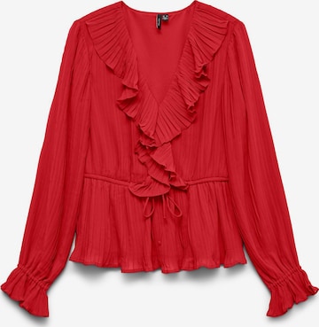 VERO MODA Bluse i rød: forside