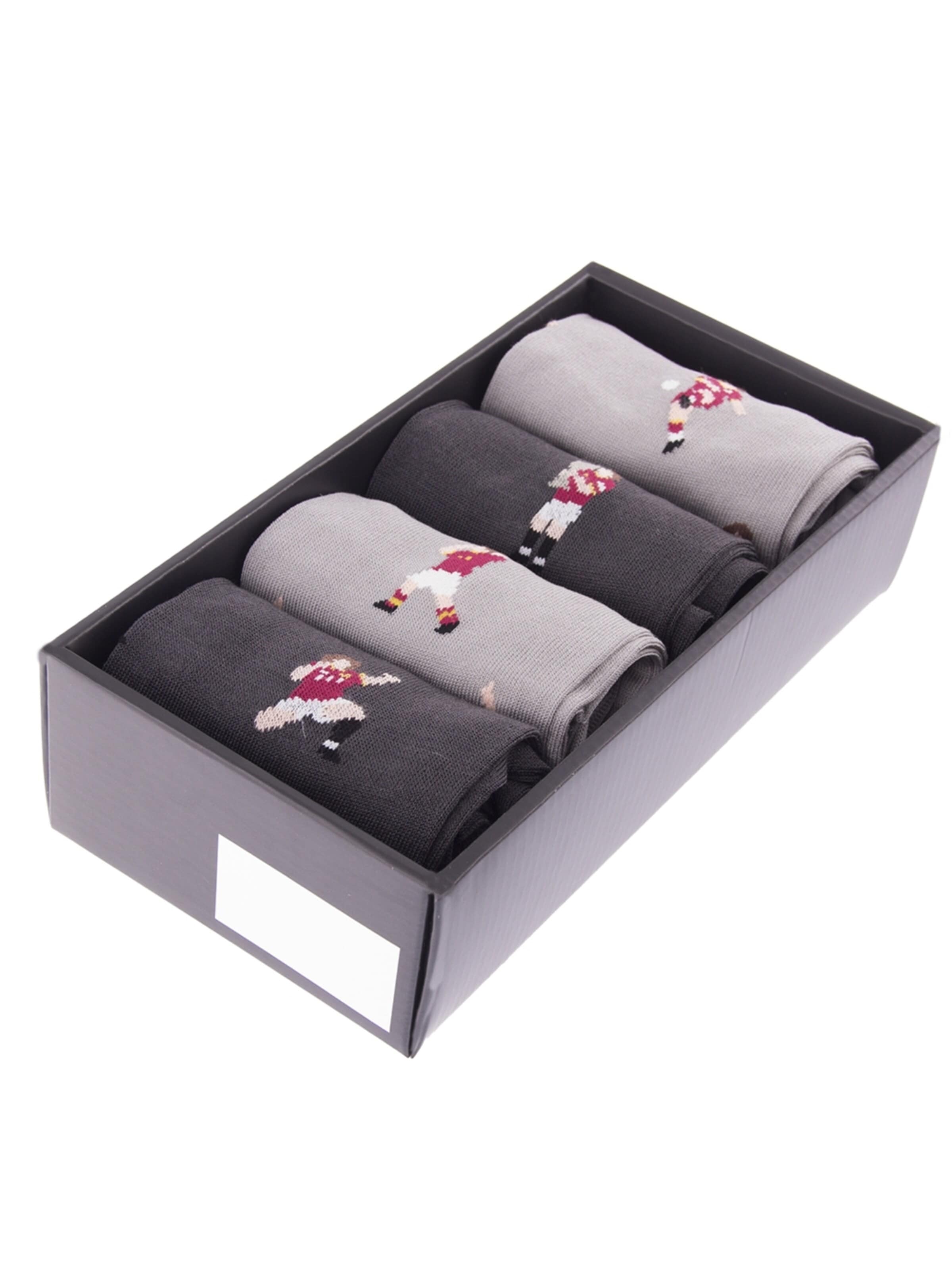 COPA FOOTBALL Football socks 'AS Roma Casual Sokken Box Set' in Black