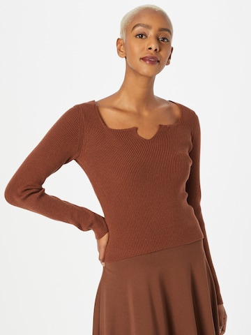 NA-KD Shirt 'Pamela x NA-KD' in Brown: front