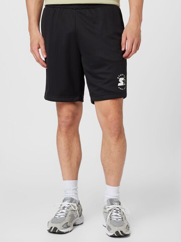 Starter Black Label Regular Shorts in Schwarz: predná strana