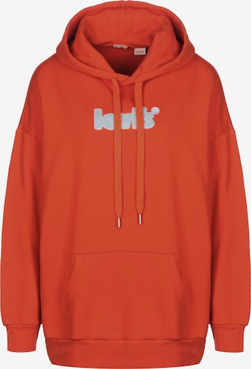 LEVI'S ® Sweat-shirt 'Prism Hoodie' en orange foncé / blanc denim, Vue avec produit