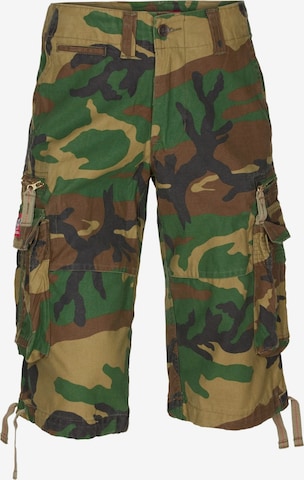 Molecule Loosefit Broek in Groen: voorkant