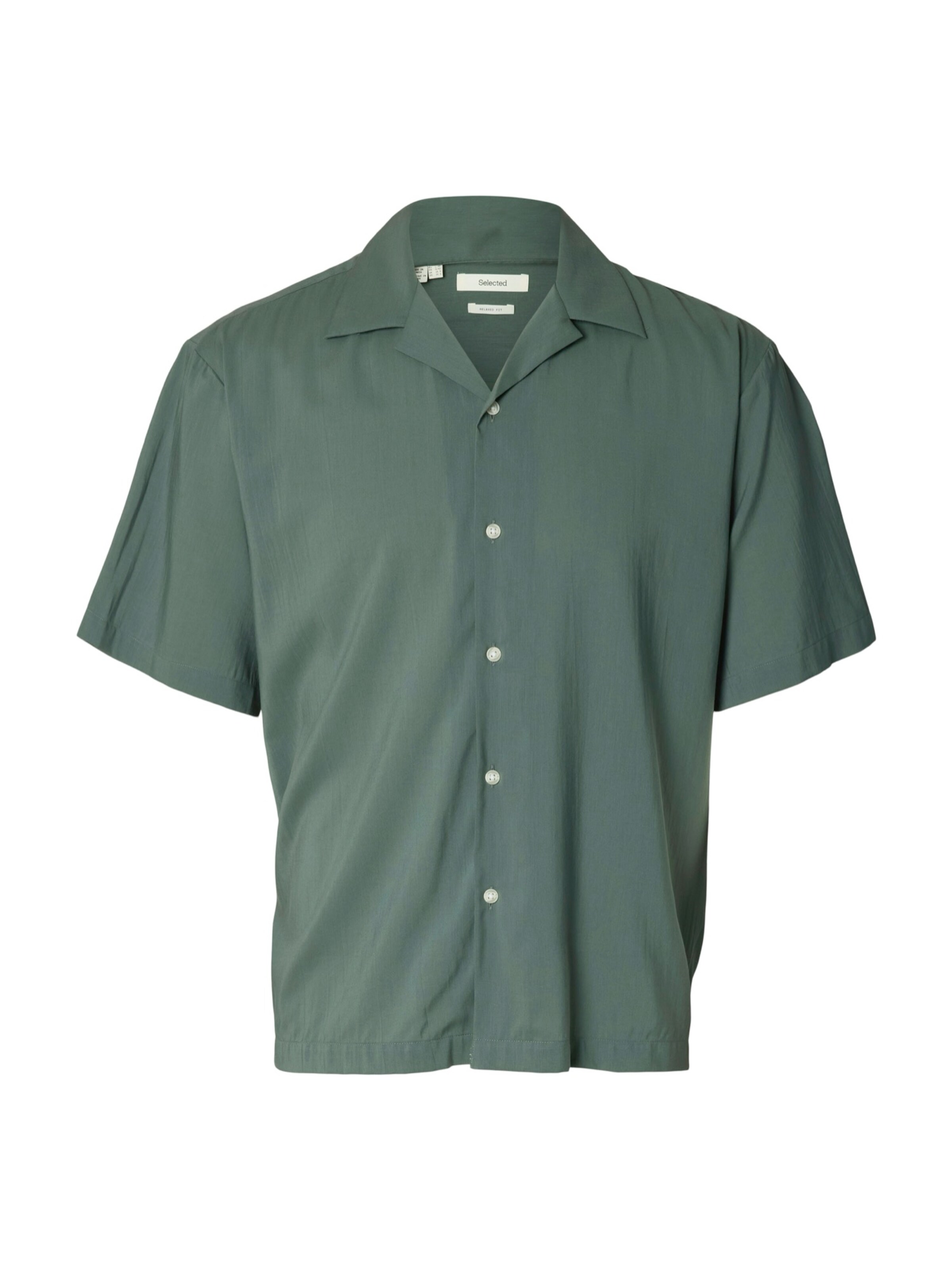 SELECTED Πουκάμισο 'SLHAIR' σε πράσινο: μπροστά