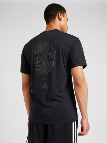 ADIDAS PERFORMANCE Funktionsshirt in Schwarz: Vorderseite