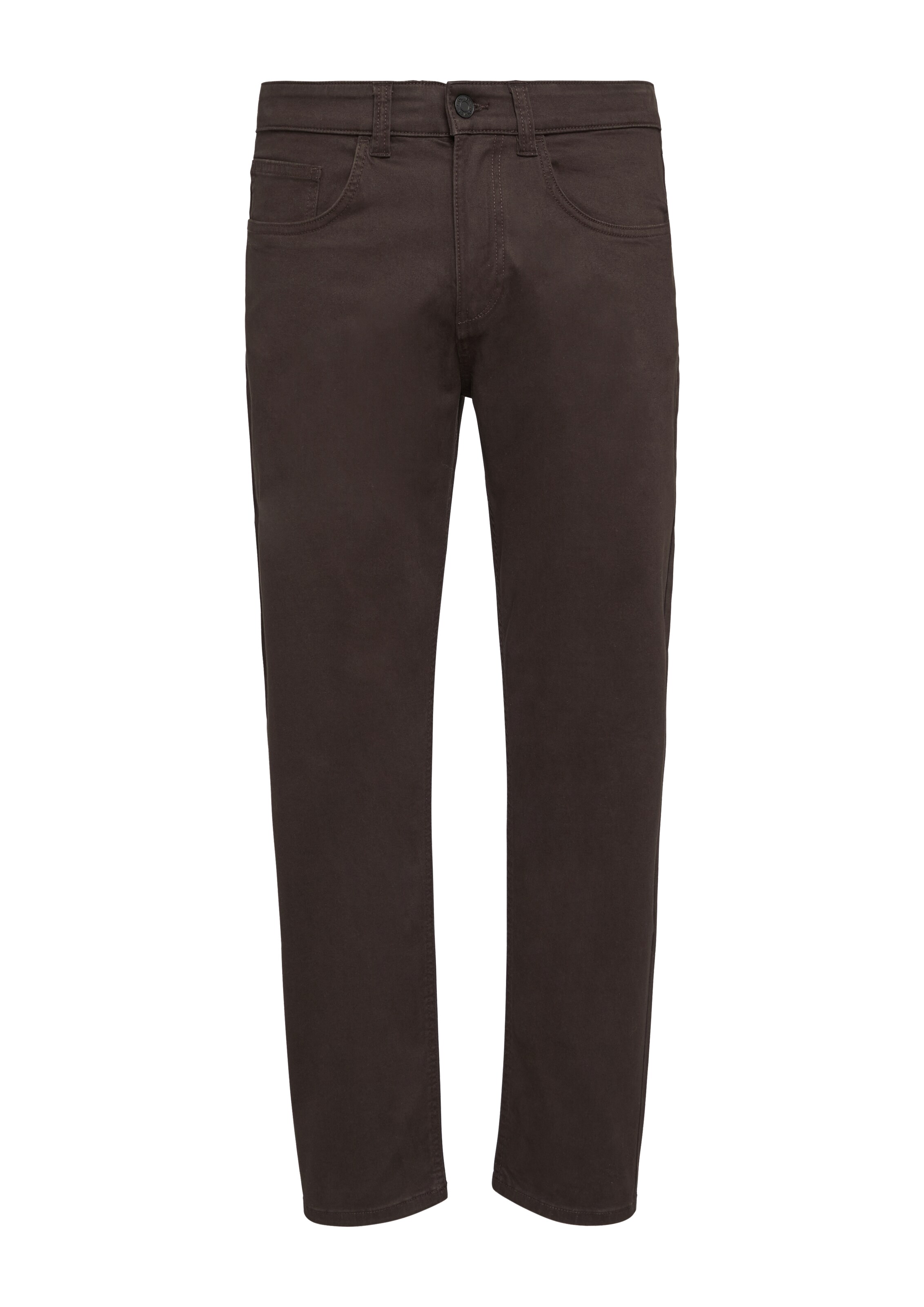 s.Oliver Regular Broek in Bruin: voorkant