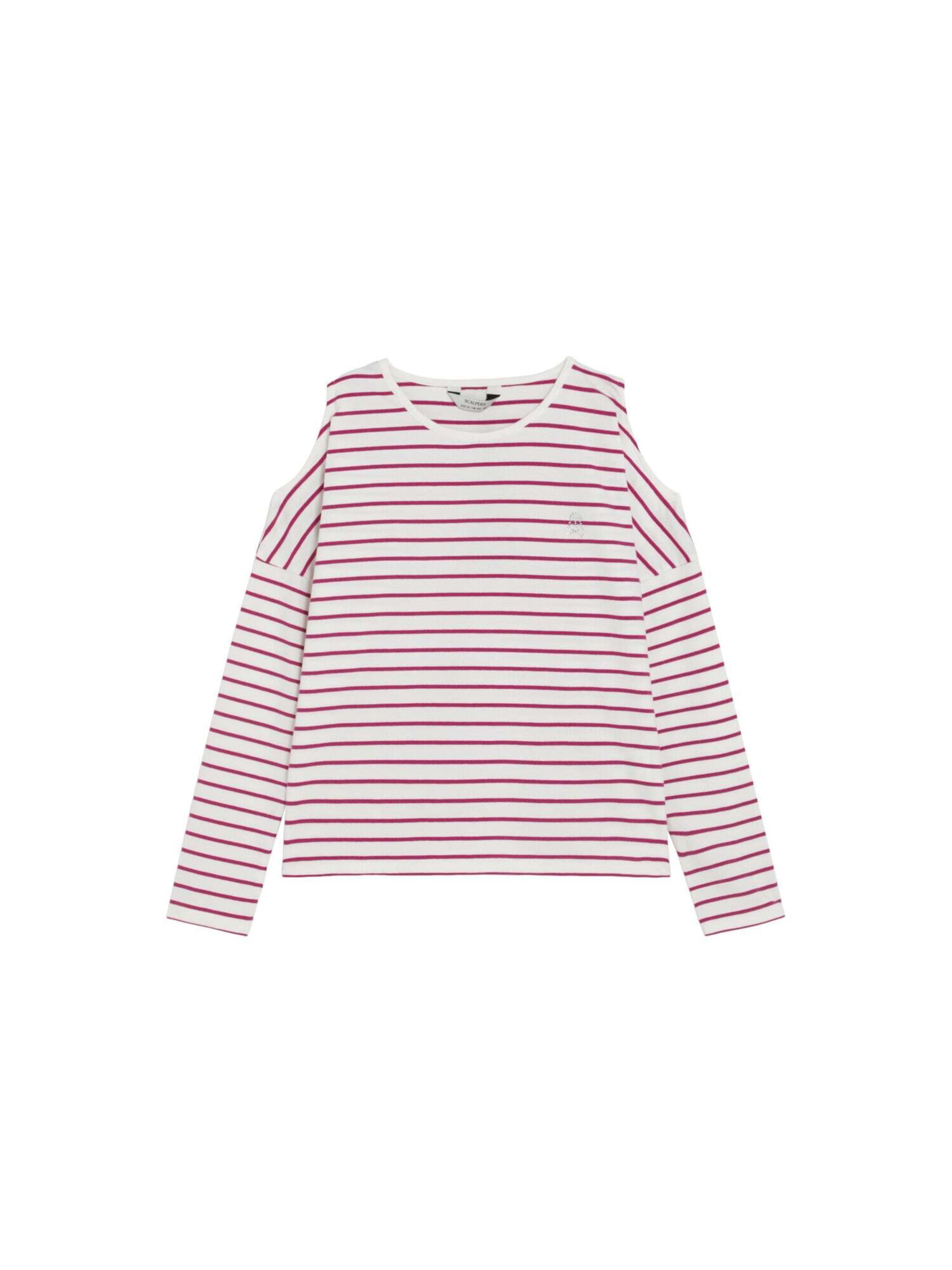 Scalpers T-shirt i rosa: framsida