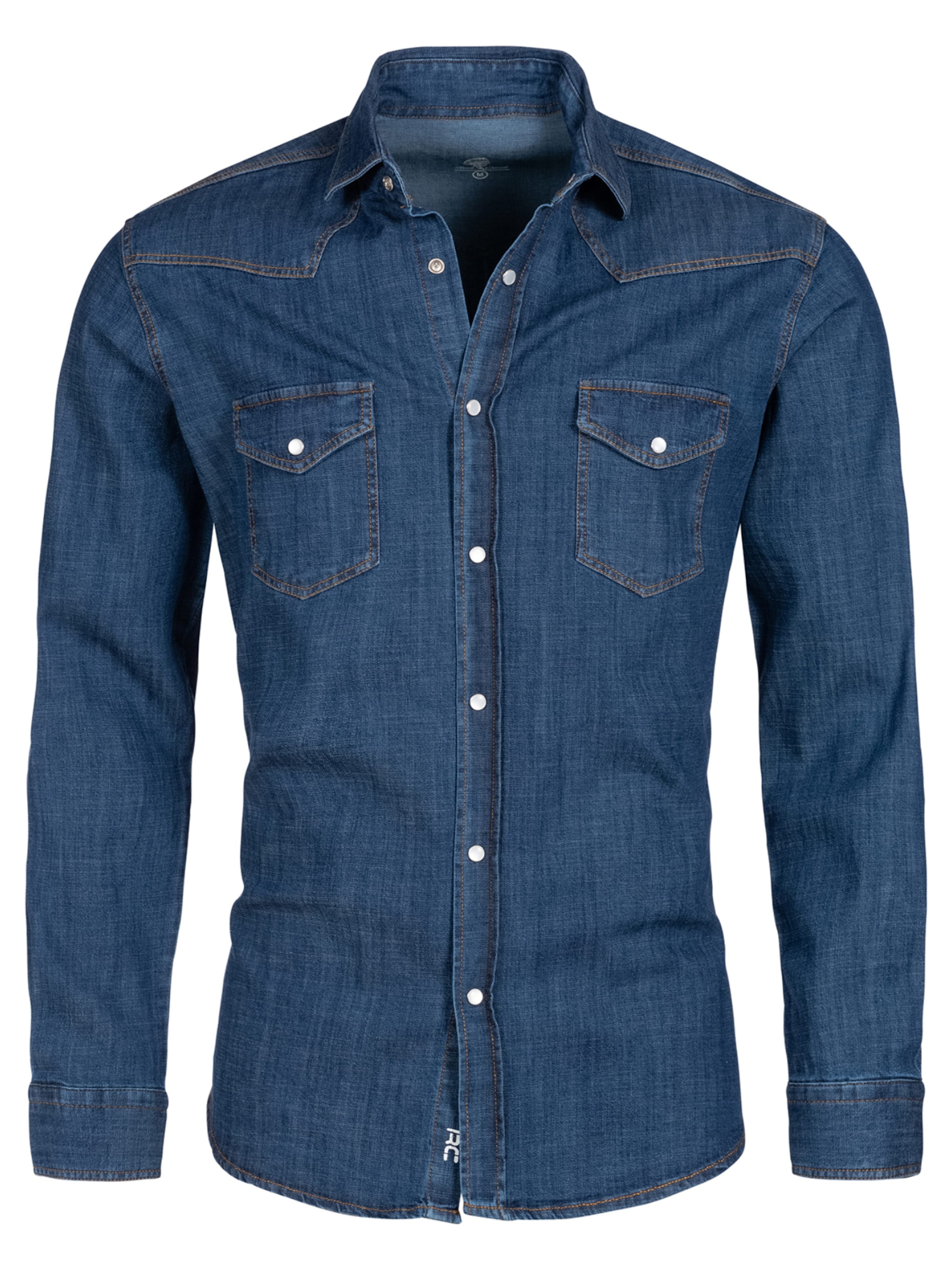 Rock Creek Button Up Shirt in Dark blue, Item view
