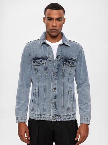 Veste mi-saison Daniel Hills en bleu : devant