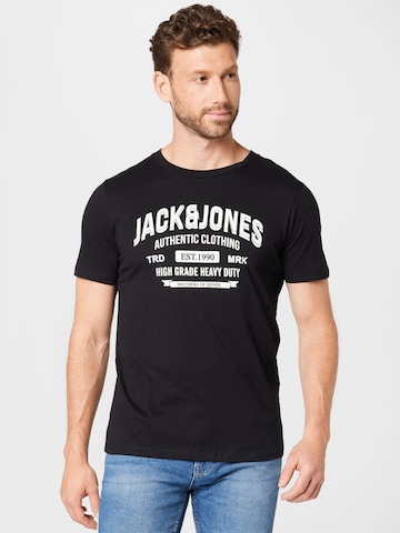 JACK & JONES Shirt in Zwart: voorkant