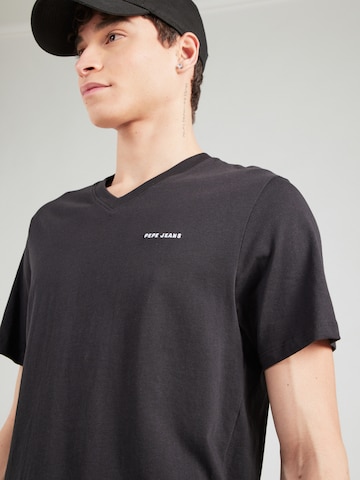 Pepe Jeans T-Shirt 'OLIVER' in Schwarz
