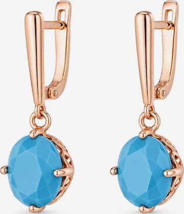 Secret Stones Earrings 'Passion' in Blue: front